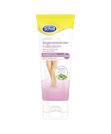 Scholl Expertcare Renizing foot balm - for very dry and rough skin - with aloe vera and provitamin B5 - skin tolerance dermatologically tested - 75 ml 75 ml (1 Pack)