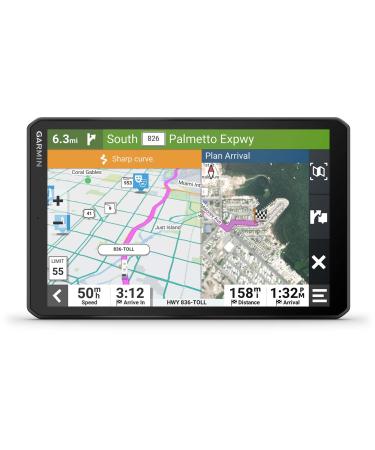 Garmin RV 895, Large, Easy-to-Read 8 GPS RV Navigator, Custom RV Routing, High-Resolution Birdseye Satellite Imagery, Directory of RV Parks and Services, Landscape or Portrait View Display 8"