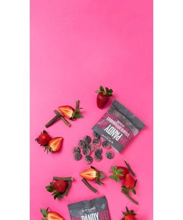 PANDY Strawberry Liquorice Gummy Candies - Low Sugar & Calorie Classic Treat | 50g Bag - Buy Online on SooperMarket.com