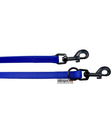 Buy Biothane Dogeline Black Hook Leash for Small & Large Dogs - Adjustable 2m 2.40m 2.80m 3.50m 5m | Durable & Stylish Blue Option - Buy Online on SooperMarket.com
