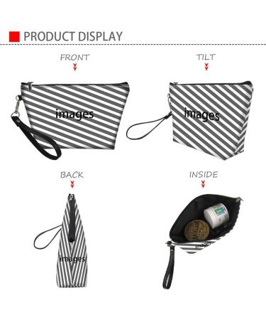 Biyejit Waterproof Cosmetic Bag & Travel Case for Women | Skull Skeleton Makeup & Lipstick Organizer - Buy Online on SooperMarket.com
