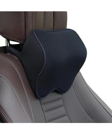 2-Pack Memory Foam Car Neck Pillows - Soft Adjustable Headrest with Breathable Cover for Ultimate Driving Comfort - Buy Online on SooperMarket.com