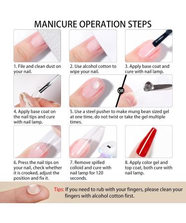Lofuanna 15g Solid Gel Glue for Nail Tips | Nail Art Rhinestone Adhesive | Press on Nails UV/LED | 3D Sculpture Gel Mold | DIY Nail Design Kit (2Pcs) - Buy Online on SooperMarket.com