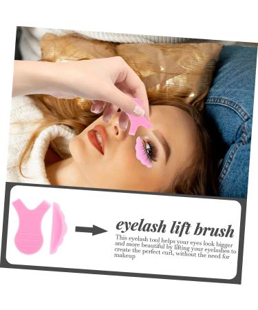 Buy 1 Set Eyelash Silicone Gasket - Triple Plastic Pink Fake Eyelashes for International Shipping - Buy Online on SooperMarket.com