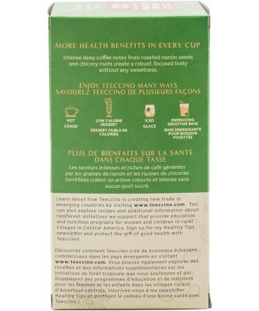 Teeccino Herbal Tea French Roast Rich & Roasted Herbal Tea That s Caffeine Free & Prebiotic for Natural Energy Coffee Alternative 25 Tea Bags - Buy Online on SooperMarket.com