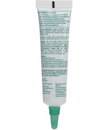 Dr. Talbot's Baby Tooth Gel - Clove & Chamomile for 3 Months+ | 0.53 oz (15g) - Buy Online on SooperMarket.com