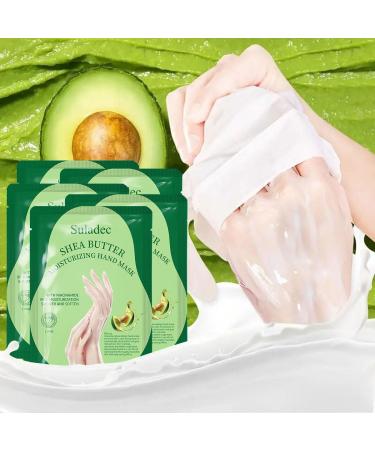 Suladec Avocado Hand Moisturizing Gloves - Soft Goat Milk Skin Mask for Men & Women (4 Pairs) - Buy Online on SooperMarket.com