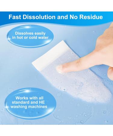 Eco-Friendly Laundry Detergent Sheets - 200 Fresh Linen Scent Strips for 200 Loads | Lightweight & Portable Hypoallergenic & Space-Saving Solution - Buy Online on SooperMarket.com