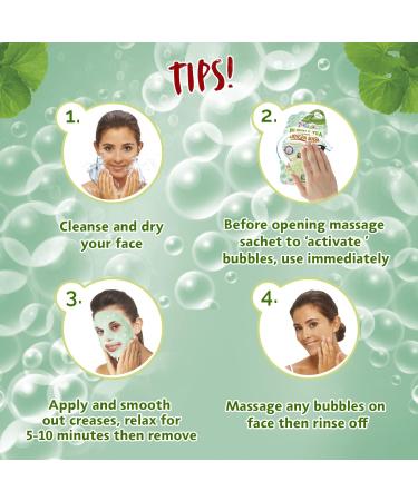 7th Heaven Bubble Tea Oxygen Mask Infused with Green Tea and Centella Asiatica to Hydrate Soothe and Help Target Blemishes - Ideal for All Skin Types - Buy Online on SooperMarket.com