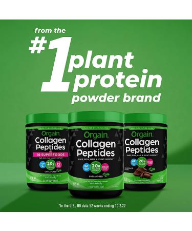 Orgain Collagen Creamer with Organic Oatmilk Powder - 10g Grass-Fed Collagen, MCT, Avocado & Coconut Oil - Non-Dairy, Non-GMO - 10 oz - Buy Online on SooperMarket.com