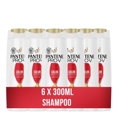 Pantene Pro-V Color Protect Shampoo Pro-V Formula + Antioxidants For Colored Hair 300ML (6 PACK) Shampoo 300ML