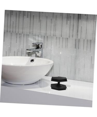 FOYTOKI Face Brush Face Exfoliator Facial Cleansing Brush Exfoliator Facial Wash Brush Facial Scrubber Exfoliator Facial Cleansing Brush for Blackhead Silicone Face Cleansing Brush 6.50X6.50X4.00CM Black - Buy Online on SooperMarket.com