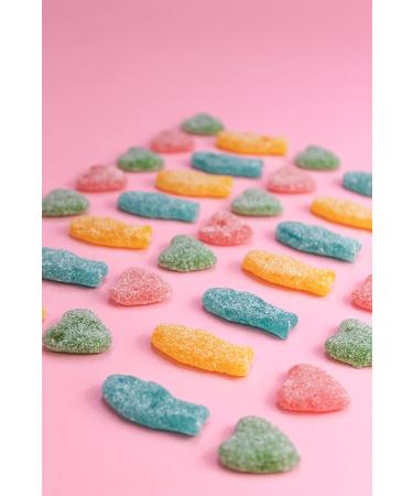 PANDY Candy SOUR FISH - Lemon & Blueberry Gummy Candies Bag Only 1g Sugar & 80 Calories 1x50g (Pack of 2) - Buy Online on SooperMarket.com
