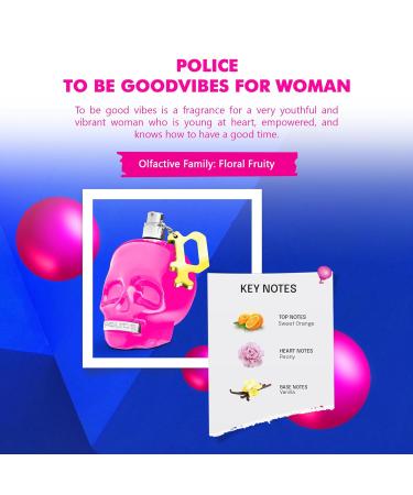 Police To Be Good Vibes for Women - 4.2 oz EDT Spray - Buy Online on SooperMarket.com