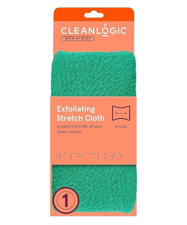 Clean Logic Stretch Bath & Shower Cloth (Assorted Colors) - 3 Pieces Pack - Buy Online on SooperMarket.com