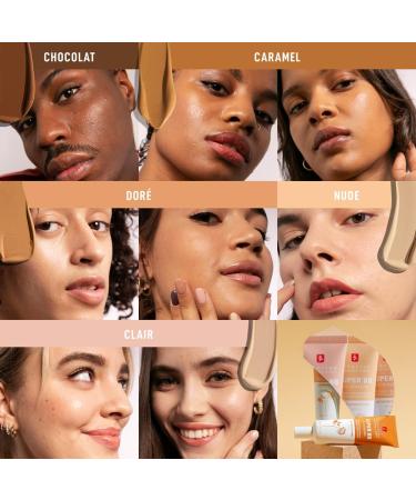 Erborian Super BB Cream with Ginseng SPF 20 - High Coverage Tinted Corrector - Korean Cosmetics Caramel 15ml - Buy Online on SooperMarket.com