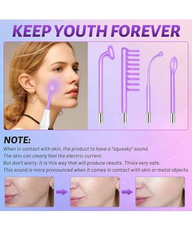 Beauty Star Facial Wand Machine - Violet Portable Beauty Device for Women/Men - Buy Online on SooperMarket.com