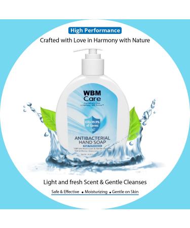 WBM Care Hand Soap - 16.8 fl oz Liquid Natural Ingredients Fresh Scent Effective Cleansing Eco-Friendly - International Shipping Available - Buy Online on SooperMarket.com