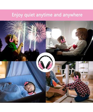 Baby Noise Cancelling Headphones for Ultimate Ear Protection - Ideal for Infants and Toddlers during Sleep, Airplane Travel, and Fireworks - Black - Buy Online on SooperMarket.com
