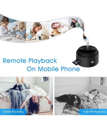 Mini WiFi Spy Camera for Home Security - Motion Detection, Night Vision, Audio, App Control - Nanny/Pet/Car Cam - Buy Online on SooperMarket.com