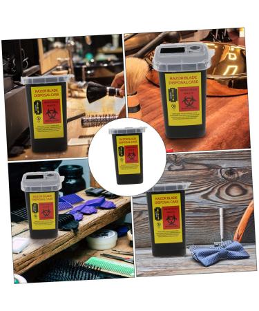 Beavorty 10 STK Klinge Storage Box | Disposable Container for Used Razor Blades & Broken Blades | Safe Plastic Lip & Mussel Shell Design - Buy Online on SooperMarket.com