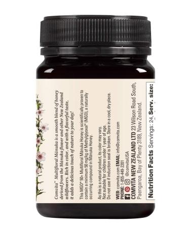 Buy Comvita Raw Multifloral Manuka Honey MGO 50+ | 500g | Pure & Natural - Buy Online on SooperMarket.com