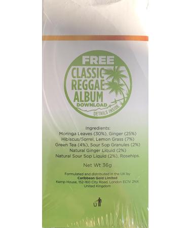 Grehge Fruit and Herbal Teas (Moringa Sour Sop & Ginger) - Buy Online on SooperMarket.com