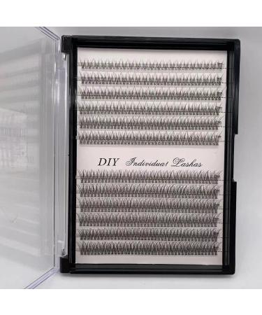 Natural Cluster Eyelash Extensions 8-14mm Mixed Pack - C Curl Fishtail Lashes 0.07mm - Buy Online on SooperMarket.com