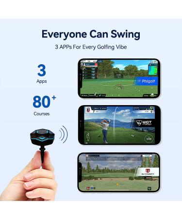 PHIGOLF Phigolf2 Golf Simulator | Indoor & Outdoor Swing Trainer with Motion Sensor | Compatible with WGT/E6 Connect APP | Works with Smartdevices - Buy Online on SooperMarket.com