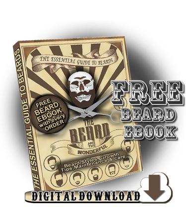 Moustache and Beard Wax for Men with Pocket-Sized Comb | Promotes Growth, Moisture Resistant | Natural Ingredients | Lemongrass 15ml + Comb - Buy Online on SooperMarket.com
