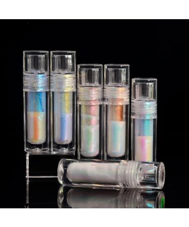 SHIJIE Chrome Liquid Nail Powder - Aurora Mermaid Chameleon Mirror Effect Pigment for Nail Art - 6 Colors - Buy Online on SooperMarket.com