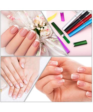 6 Pack Glass Nail Files with Case - Double Sided Crystal Fingernail File Manicure Set for Gentle Nail Care - 6 Colors - Buy Online on SooperMarket.com