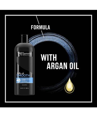 TRESemme Silky & Smooth Shampoo and Conditioner Set with Argan Oil - Anti Frizz Hair Products - 28 Fl Oz each - Buy Online on SooperMarket.com