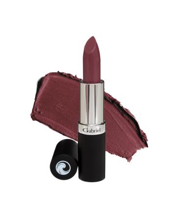 Gabriel Cosmetics Lipstick (Clay - Light Brown Plum/Cool Cr me) Natural Paraben Free Vegan Gluten-free Cruelty-free Non GMO High performance and long lasting Infused with Jojoba Seed Oil and Aloe 0.13 oz.