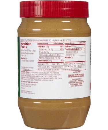 Jif Reduced Fat Creamy Peanut Butter 40 oz by Jif - Buy Online on SooperMarket.com