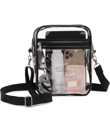 YCBB Clear Stadium-Approved Purse for Women - Adjustable Shoulder Strap - 8.8 Inch Clear Bag - Buy Online on SooperMarket.com