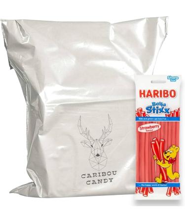 Balla Stixx Strawberry Gummy Chew Sweets Long Laces 140g - 1x Share Bag - Buy Online on SooperMarket.com
