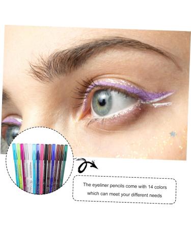 HAPINARY 14pcs Eyeshadow Pencil Set Eye Makeup Accessory Makeup Pencil Eyeliner Drawing Pencil Girl Eyeliner Pencil Eye Lining Pencil Makeup Eye Liner Pencil Cosmetics Pencil - Buy Online on SooperMarket.com