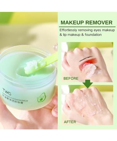 Avocado Clean Makeup Remover & Cleansing Balm 100g Avocado Cleanser To Remove Makeup Facial Cleanser For Sensitive Skin Deep Cleansing Makeup Remover Balm For Foundation Clean And Clear Cleanser - Buy Online on SooperMarket.com