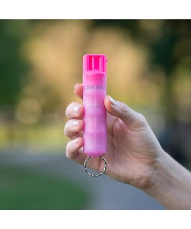 SABRE Protector 22-Gram Dog Spray with Key Ring 14 Second Total Spray Time 3.5-Meter Range Humane Dog Attack Deterrent Maximum Strength Allowed by Health Canada Black Pink - Buy Online on SooperMarket.com