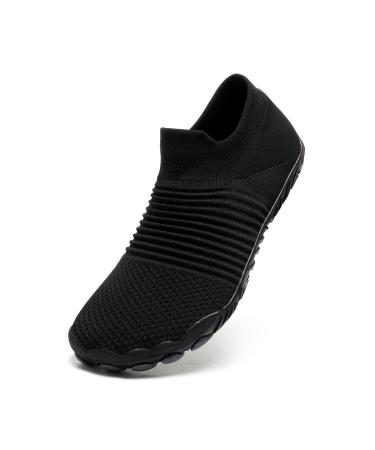 Vtasq water shoes bathing shoes women men beach shoes fast drying slip on breathable swimming shoes surf shoes for beach pool surfing yoga 36-45 45 EU black