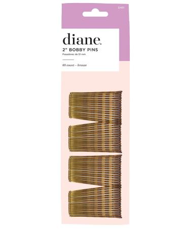 Diane Bronze Bobby Pins - 60/Card | Premium Quality Hair Accessories - Buy Online on SooperMarket.com