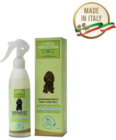 Natural Sun Protection Spray for Dogs & Cats | 250ml Sunscreen Fluid - Linea 101 - Buy Online on SooperMarket.com