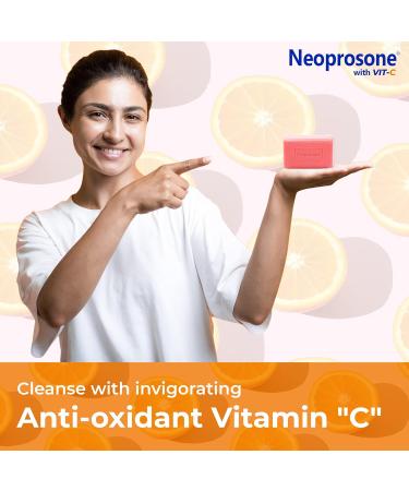 Neoprosone Skin Brightening Soap - 7oz Exfoliating Cleansing Bar for Spots on Knees Elbows Face | Vitamin C & Castor Oil | Unisex International Shipping - Buy Online on SooperMarket.com