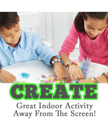 Rainbow Loom Crafting Kit | Loom, Metal Hook, Mini Loom, 600 Rubber Bands + 24 Clips - Buy Online on SooperMarket.com