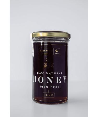 Maters & Co Unpasteurised 100% Pure Raw Mountain Honey 325g Jar