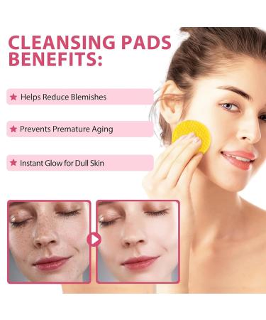 Buy Noveltynose Turmeric Kojic Acid Cleansing Pads | Exfoliating Facial Sponges for Radiant Skin - International Shipping Available - Buy Online on SooperMarket.com