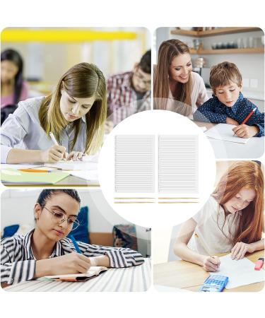 2Pcs Straight Line Stencil Rulers  Straight Spacing Line Drawing Template Calligraphy Stencil Journal Painting Invitation Envelope Addressing Ruler Plastic Writing Guide Ruled Paper Making Template - Buy Online on SooperMarket.com
