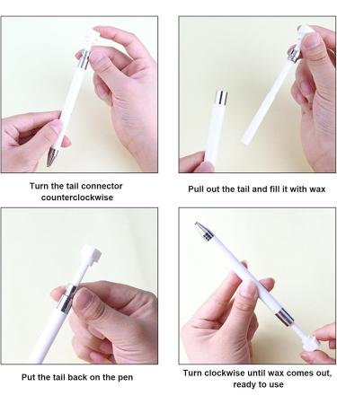 Nail Art Drill - Manicure Dotting Pencil for Artistic Nails Manicure Art Pencil for Nails Lightweight Portable Nail Tool for Home Travel White - Buy Online on SooperMarket.com
