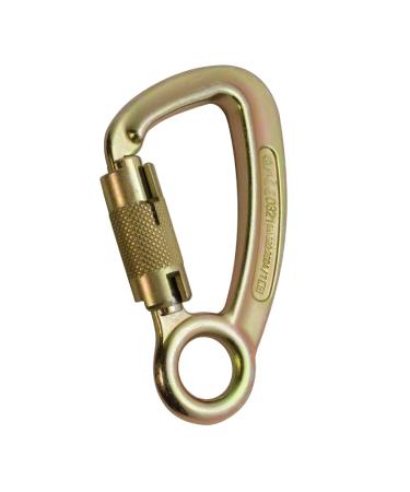 Fusion Climb Liberty Steel Auto-Lock Captive Eye High Strength Carabiner (FP-8120-2K-HS-GLD)
